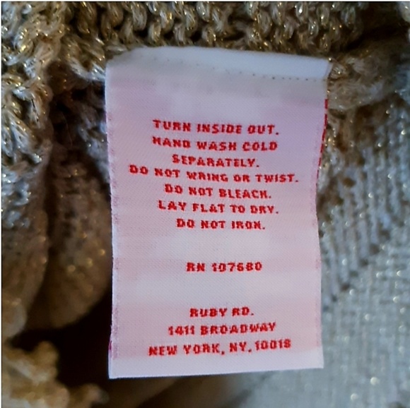 Ruby Rd. Jeweled Knit Sweater - Picture 6 of 8